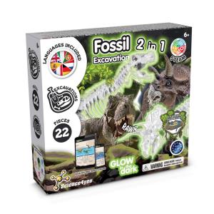 2 in 1 Fossil Excavation Kit III